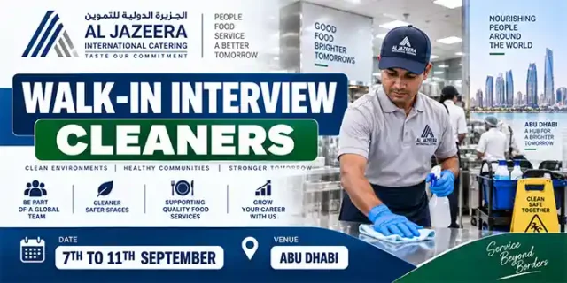 WALK-IN INTERVIEW | BULK HIRING FOR CLEANERS