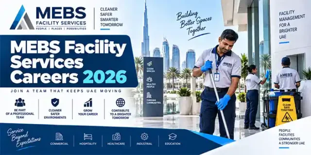 MEBS Facility Services Careers 2026 | Cleaner Jobs in UAE – Apply Online