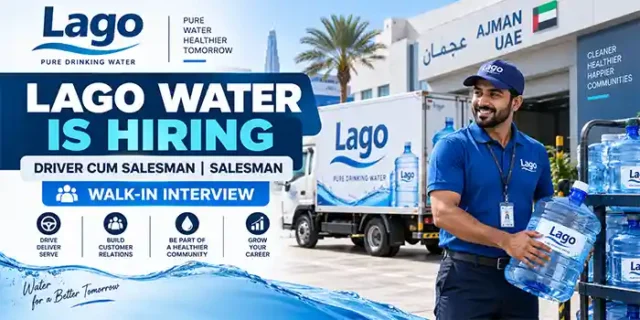 Lago Water Jobs in UAE 2026 | Walk-In Interview