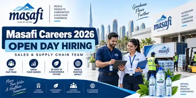 Masafi Careers 2026 – Open Day Hiring in Dubai | Driver, Sales & Warehouse Jobs