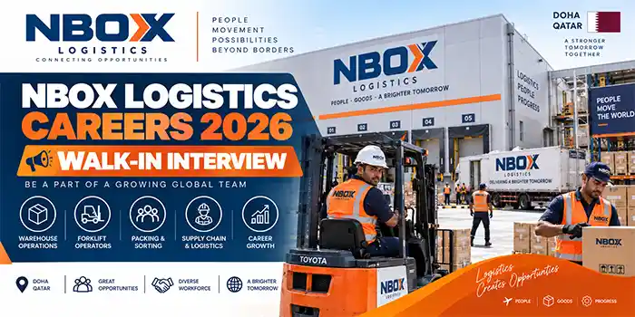 NBOX Logistics Careers 2026 – Walk-In Interview for Warehouse Jobs in Doha, Qatar