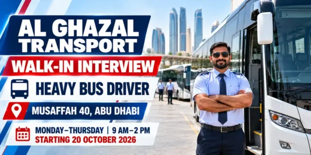 Heavy Bus Driver Jobs in Abu Dhabi