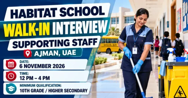 Habitat School Ajman Walk-in Interview