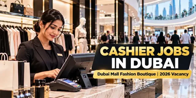 Cashier Jobs in Dubai